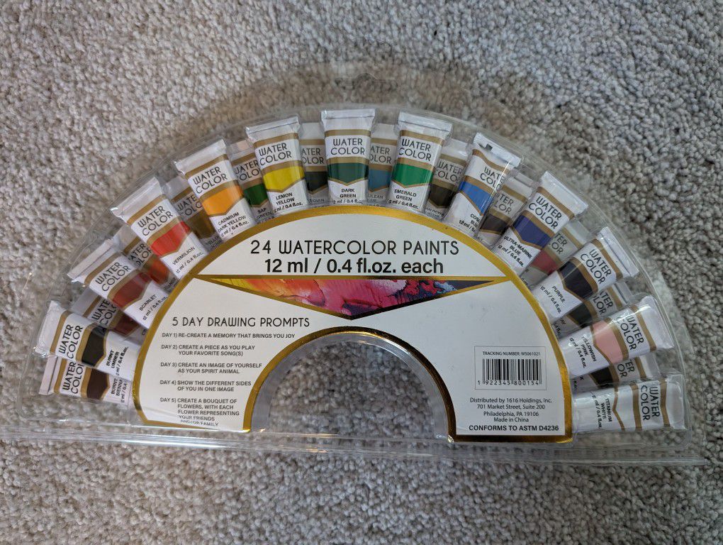 Brand New Water Color 24 Pc
