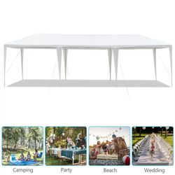 10'x30' Upgraded 8 with Mosquito Netting Canopy Outdoor Party Tent