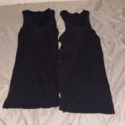2 black muscle shirt