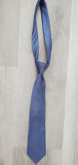 Joseph Abboud Collection Men's Silk Tie Blue Woven Micro-Pattern Classic Geometric