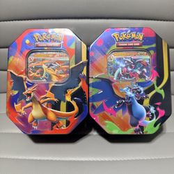Charizard X Tins 