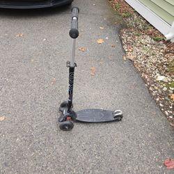 Black Micro Kickboard Scooter