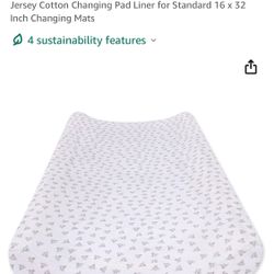 Burt's Bees Honey Bees Changing Pad Cover