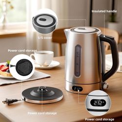 ZAFRO Electric Kettle 1.7L — Like New — Temperature Control 