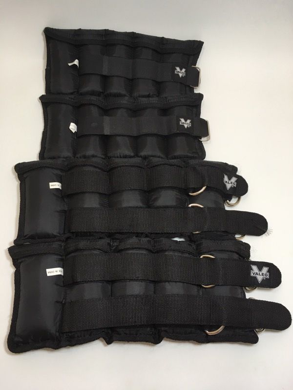 Exercise Weights Straps Valeo Gear Lot of 4