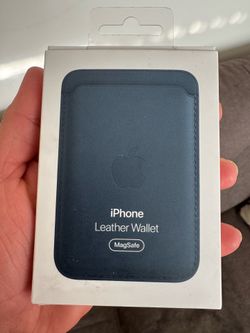 iPhone leather wallet