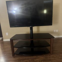 TV and Stand Setup