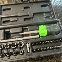 Snap-on Tools 30pc Metric Stubby Ratcheting Screwdriver Set SGDMRC31 Green