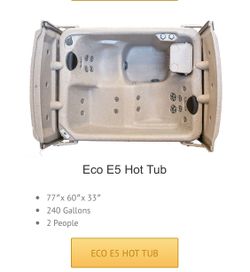 ECO SPA “ECO FRIENDLY” JACUZZI TUB