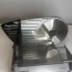 Waring Pro Heavy Duty Professional Food Slicer, Stainless Steel