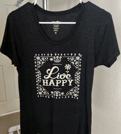 Women’s Gray Graphic Tee, M 