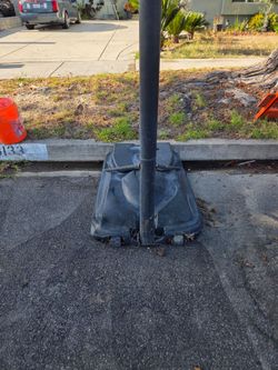 Basketball backboard stand