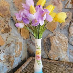 Handemade In Portugal Vintage Sado Ceramic Bud Vase