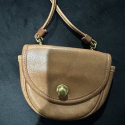 Coach 9826 Vintage Old Mini Belt Bag Crossbody Spring lock Used Mint 