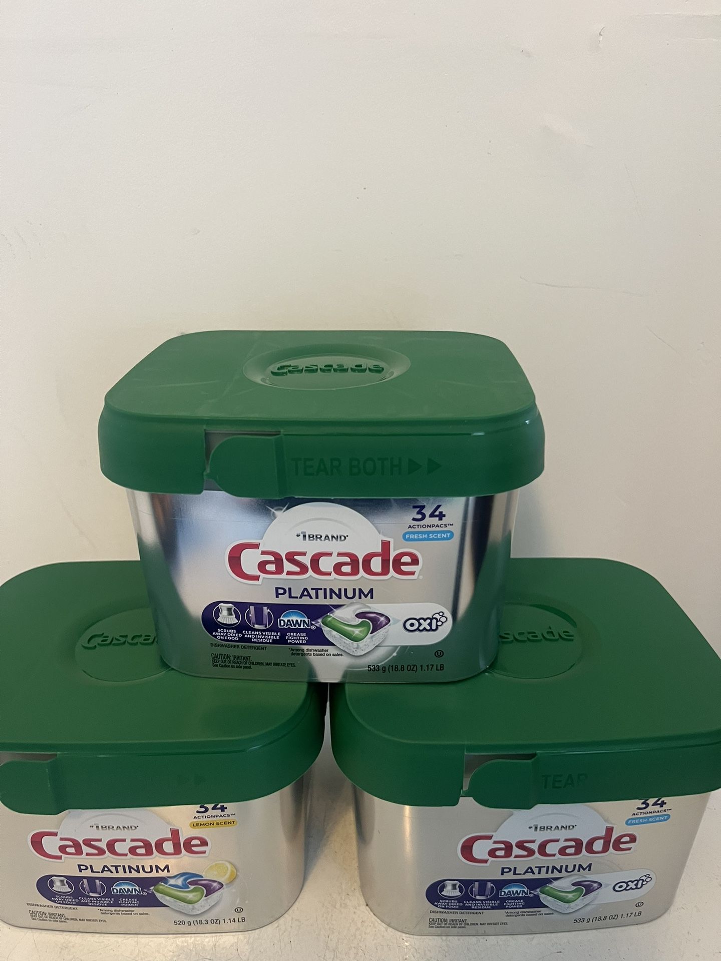 Cascade 34 Count $10 Each