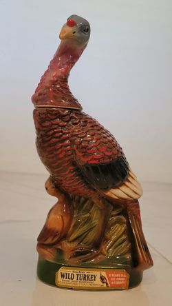 Vintage Austin Nichols WILD TURKEY Liquor bottle 185 Limited Edition No. 6