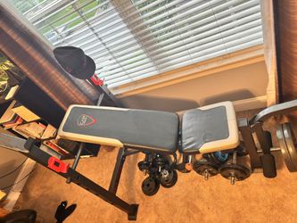 Workout Bench With Bar