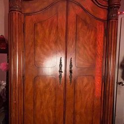 Antique wardrobe closet