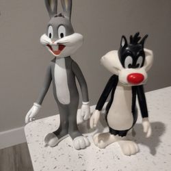 Warner Brothers Vintage Bugs Bunny And Sylvester