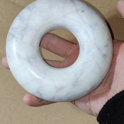 Marble Donut Ring Table Decor Healing Meditation Relaxation Stone