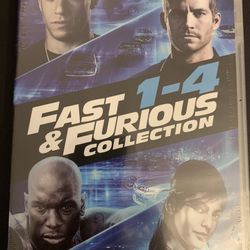 FAST & FURIOUS 1-2-3-4 Movie Collection (DVD) NEW!