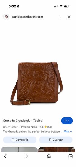 Vintage Patricia Nash Granada Crossbody-Tooled