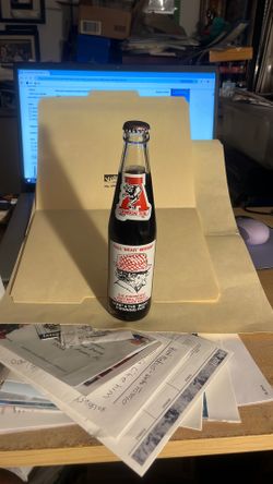 NCAA Crimson Tide Paul “Bear” Bryant Commemorative Coke Bottle 