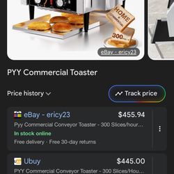 Pyy Commercial Restaurant Toaster