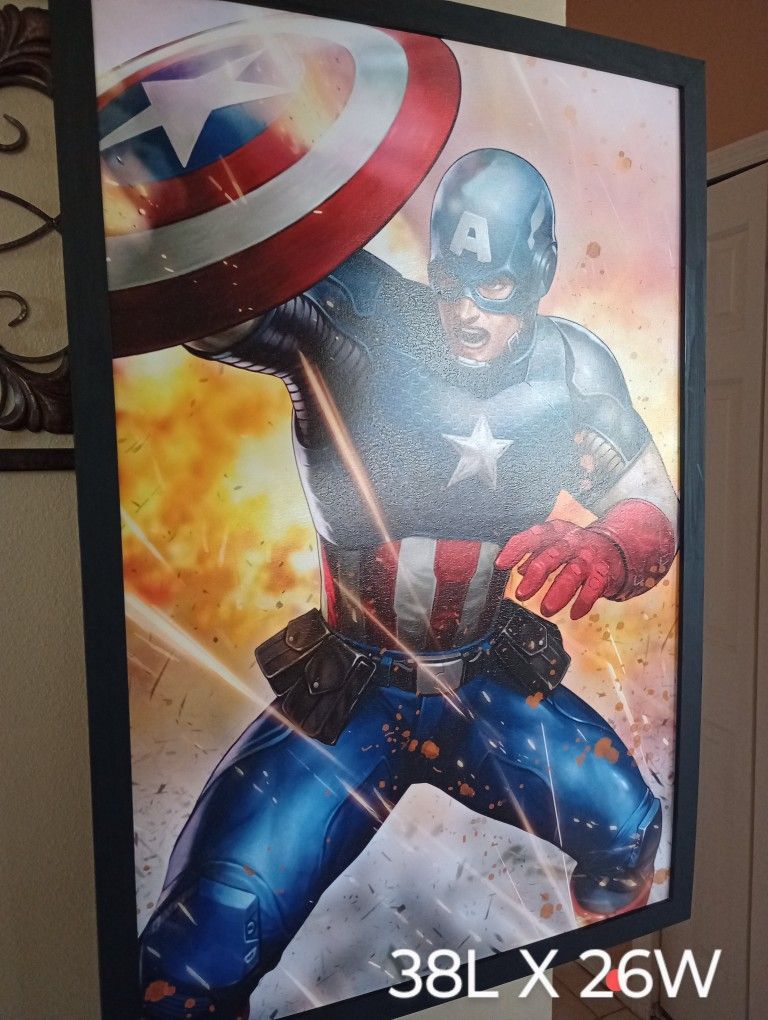 Captain America Picture Frame