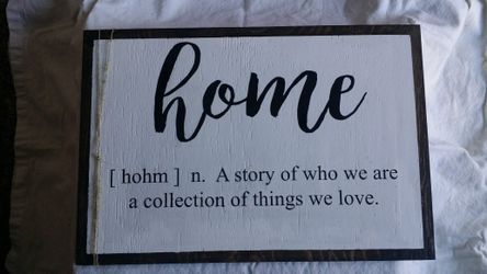 Wood signs