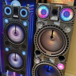 Bocinas Recargable Con Bluetooth Y Radio