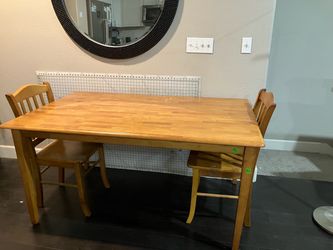 Dining table and chairs