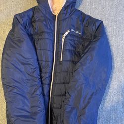 🔥 $12 Eddie Bower Girls Reversible Snow Jacket - Age 7-10