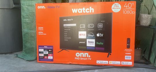 Onn 40’’ smart tv