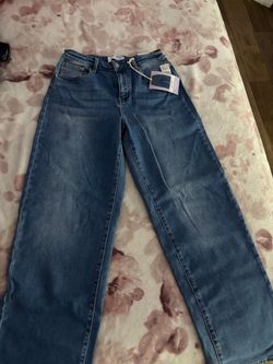 straight wide jeans ,  size 7/28, wax jean collection