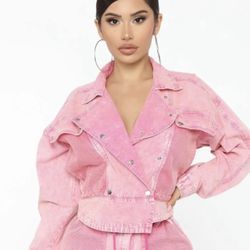 New Fashion Nova Pink Jacket