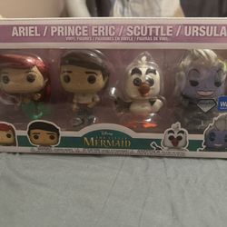 The Little Mermaid Funko Pop Diamond Collection Walmart Exclusive Set