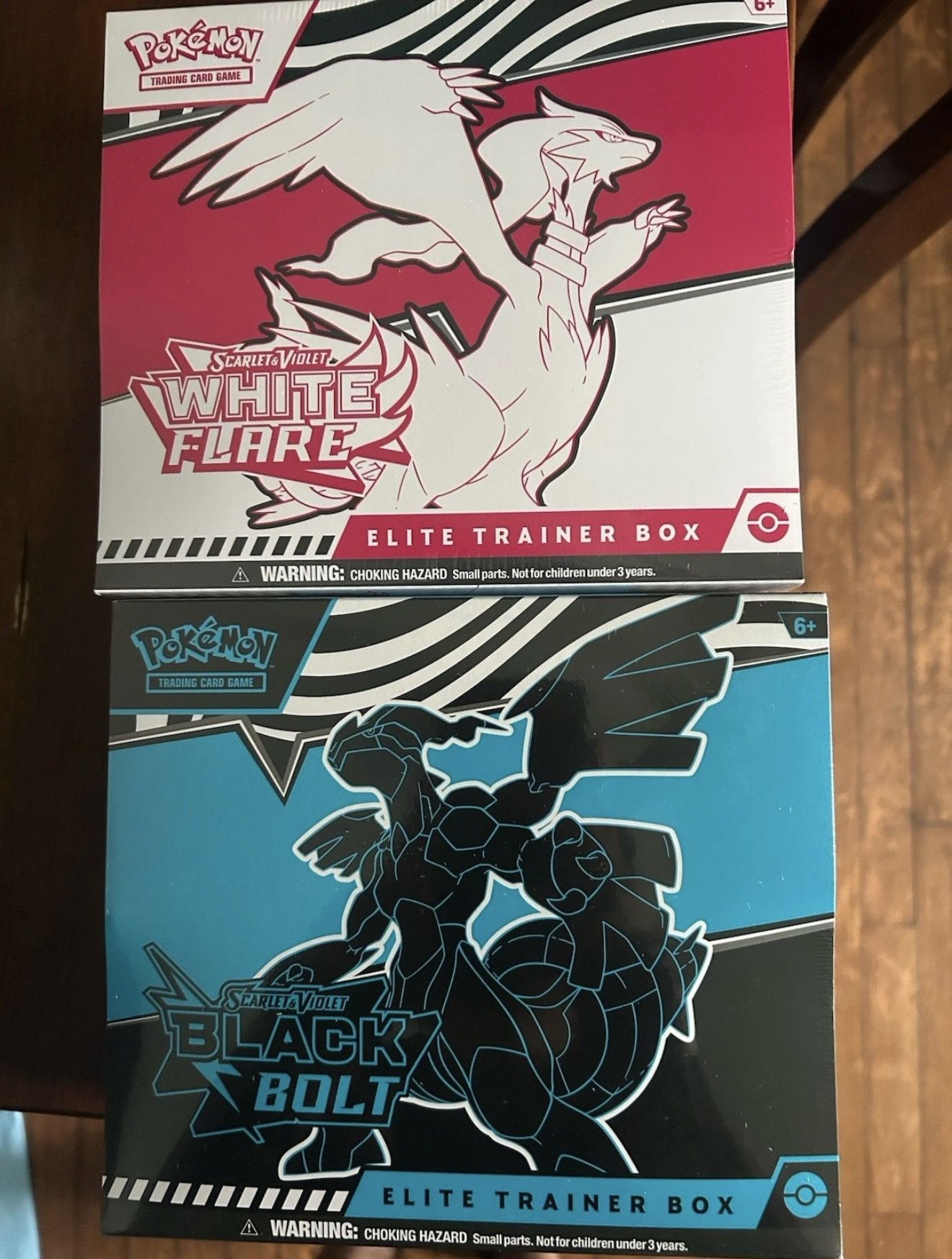 Pokemon Black Bolt White Flare Elite Trainer Box Etb