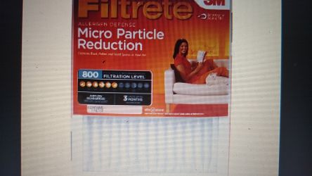 Filtrete 16x25x1, Allergen Defense Micro Particle Reduction HVAC Furnace Air Filter, 800 MPR, Pack of 4 Filters