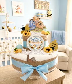 New Winnie the Pooh diaper cake