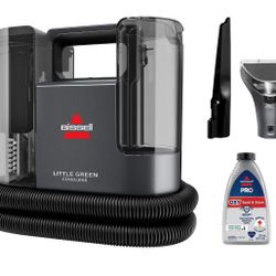 BISSELL Little Green Cordless Portable Carpet and Upholstery Cleaner, 3734