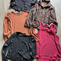 Woman’s Size Large Bundle Variety Set Of Blouses And Coat Everything You See Here