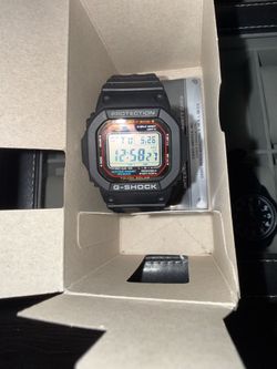 Casio Gshock solar black resin men’s