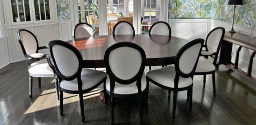 Set of 8 Restoration Hardware French Vintage chairs