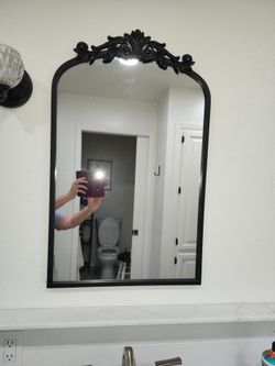 Black iron mirrors