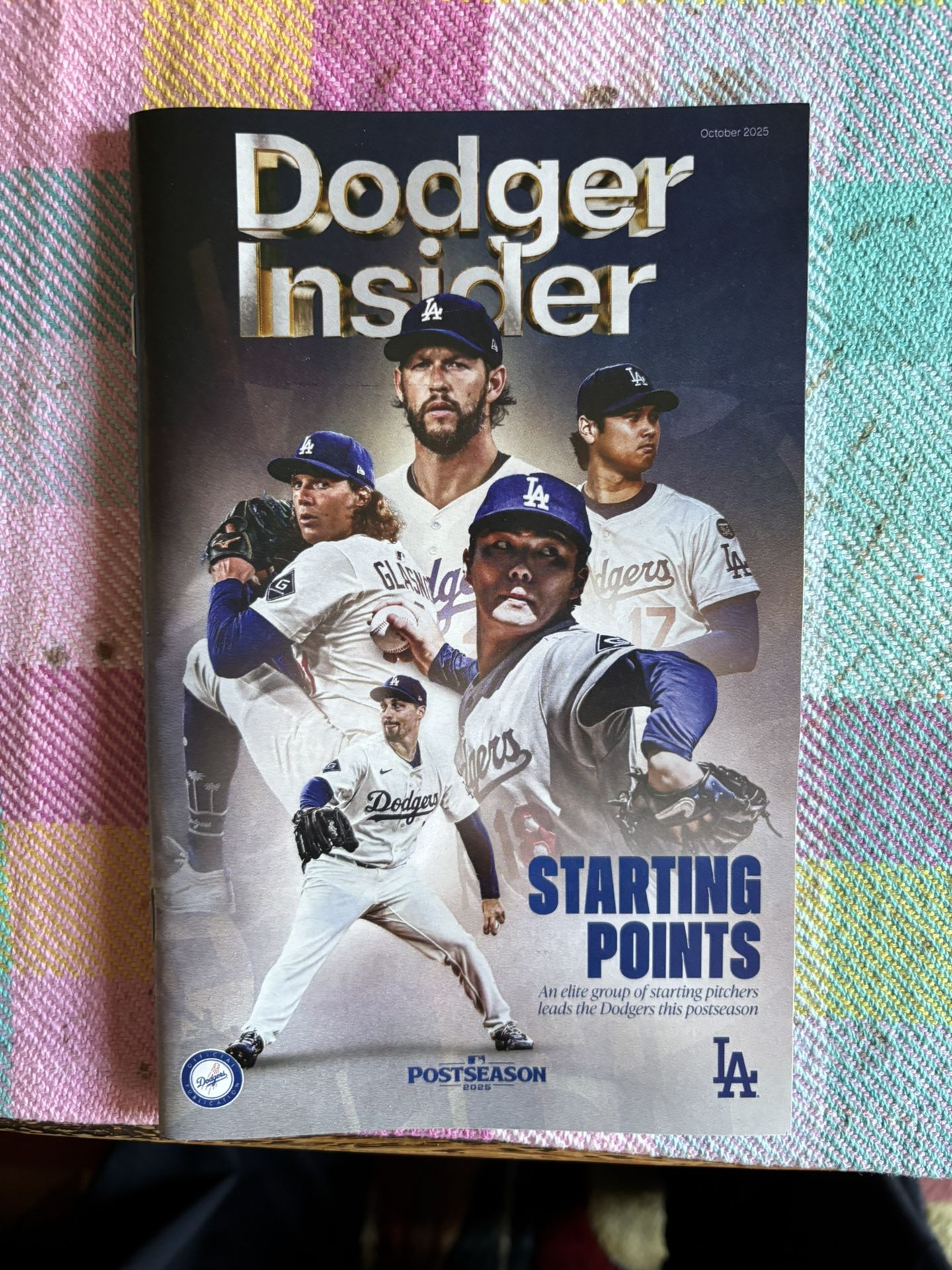POSTSEASON 2025 DODGER INSIDER MAGAZINE 