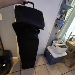 Tent storage bag about 5 ft tall