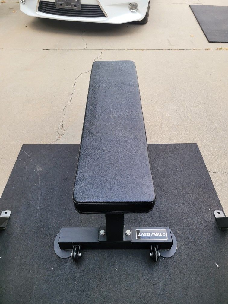 Flat Utility Weight Bench for $100 Firm (WALNUT 91789)