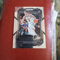 Rookie Value Card Christian Braun Card Panini 