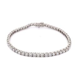 14KTW 6.0CTTW Lab Grown Diamond F VS Tennis Bracelet